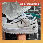 [FreeShip-Hàng Xịn Sale Sốc]  giày AF1 shadow trắng viền đen mới cao cấp, Giầy Air Fore One Full phụ kiện